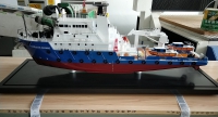 custom made model of 60m Diving Support Vessel